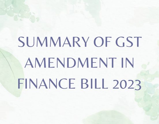 GST Amendment in Finance bill 2023